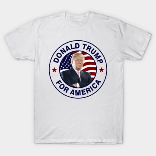 Donald Trump US Flag T-Shirt